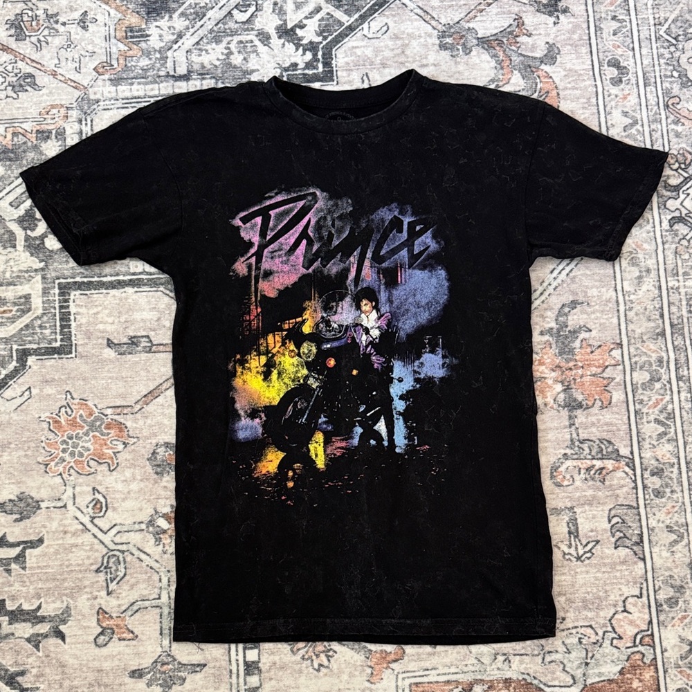 PRINCE Black Graphic T-Shirt